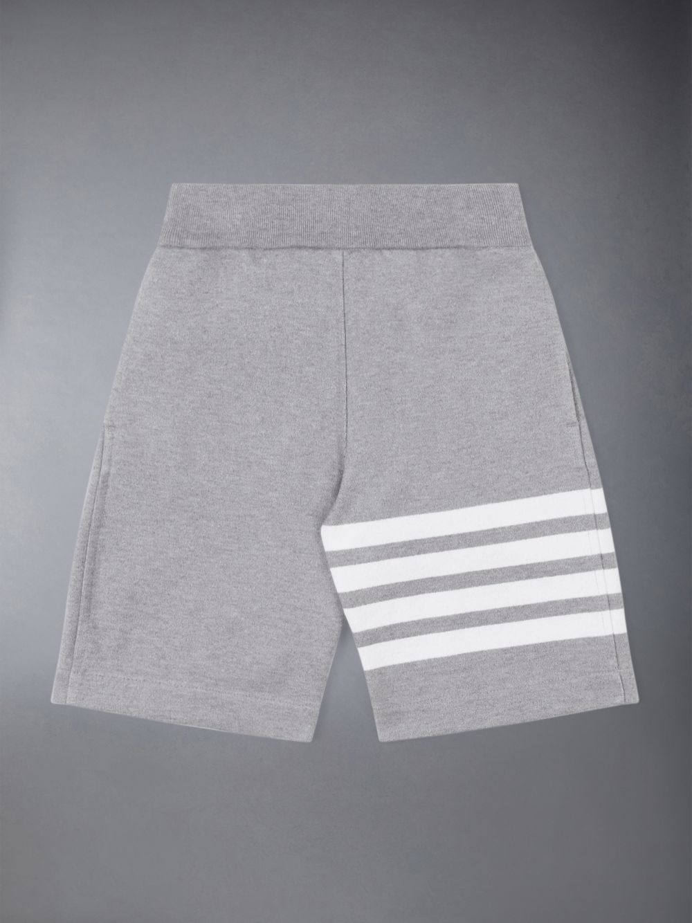 Boys\'s Thom Browne Medium Classic Cotton Loopback Jersey Engineered 4-Bar Sweat Shorts Grey | TCE30C92863