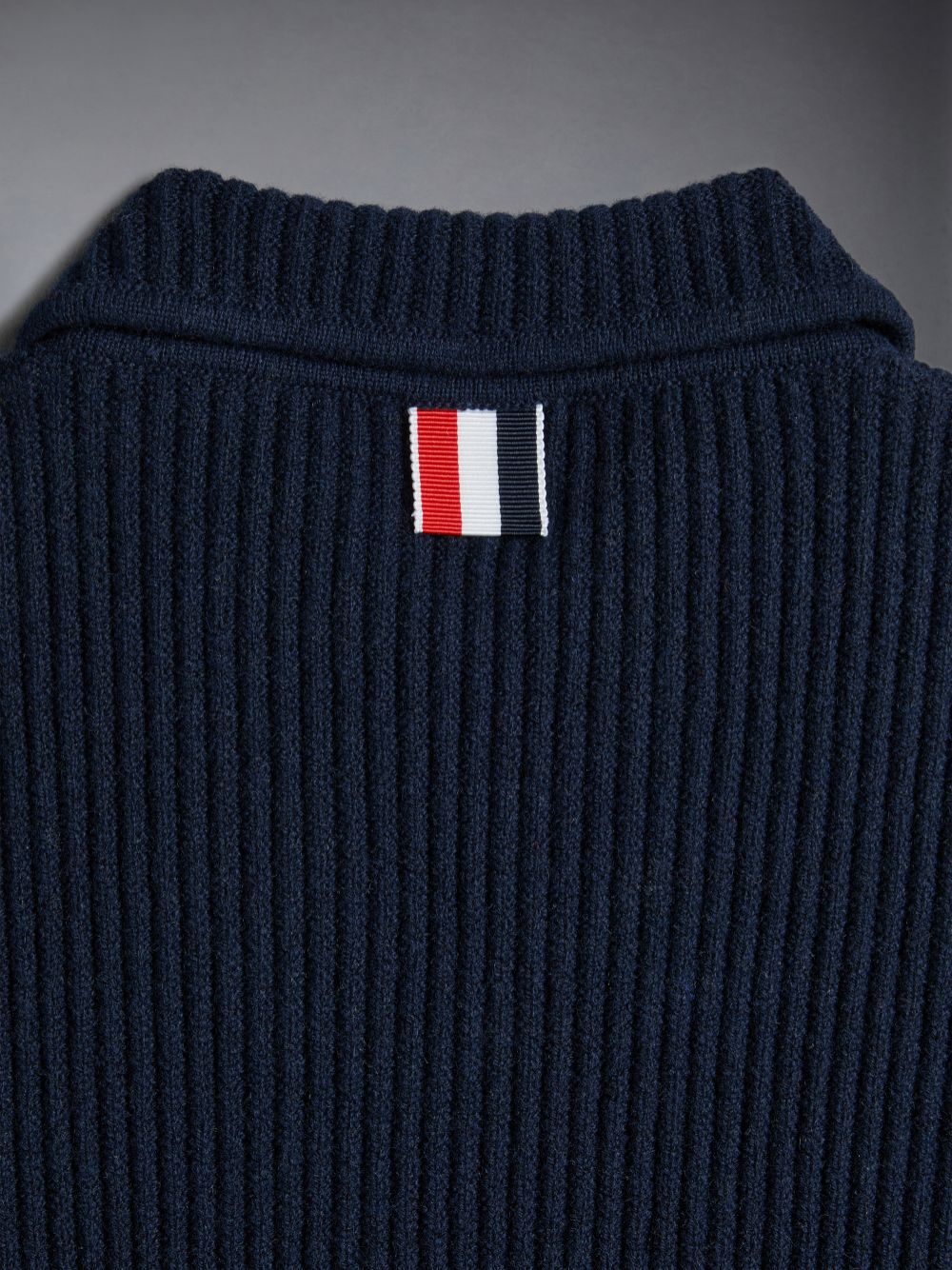 Boys's Thom Browne Wool Cashmere Knit Polo Shirt Blue | YYO78C42434