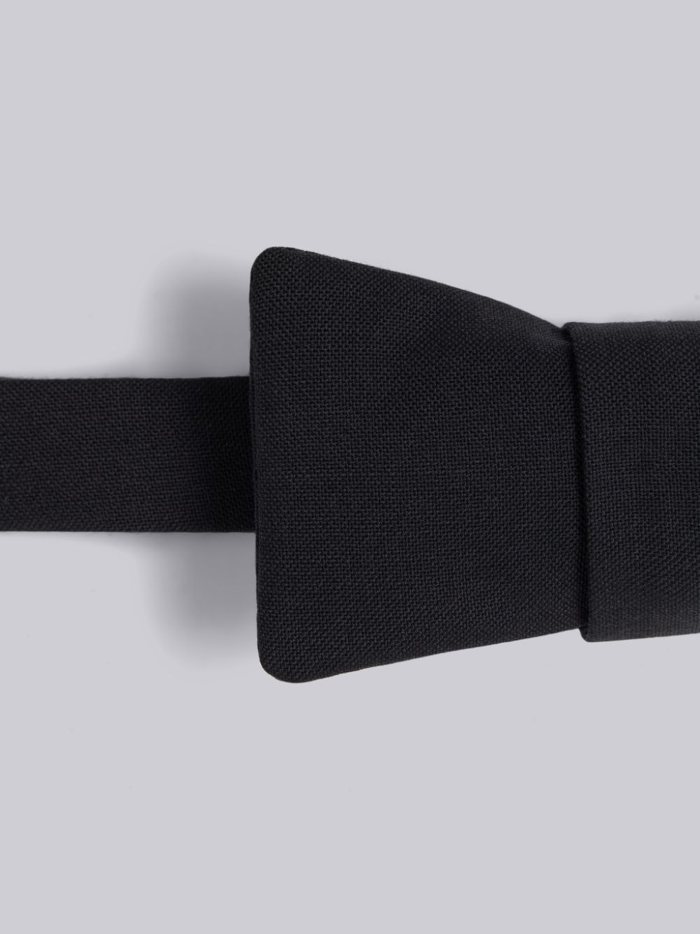 Girls's Thom Browne Wool Pique Suiting Bow Ties Black | BUK07H74097