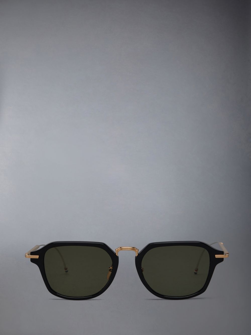 Men Thom Browne Acetate And Titanium Rectangular Sunglasses Black | LIO96P06203