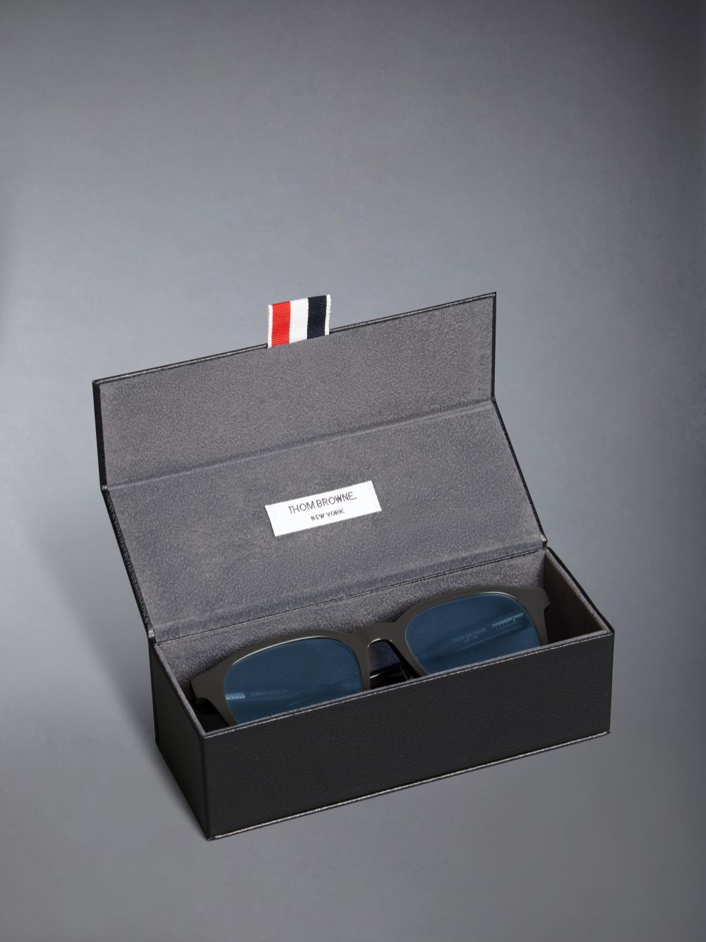 Men Thom Browne Acetate Rectangular Sunglasses Grey | YUG87F43539