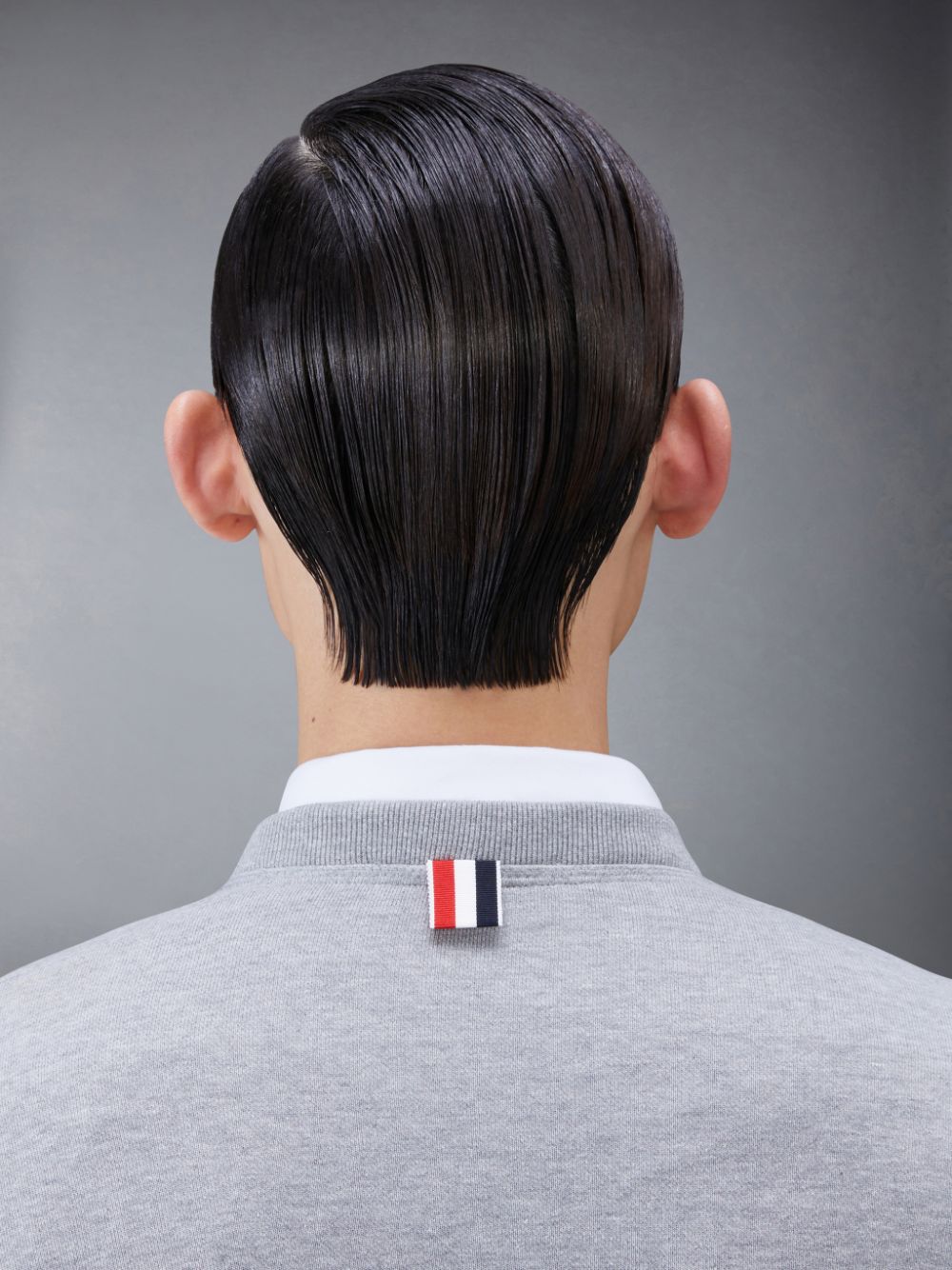 Men Thom Browne Classic Loopback 4-Bar Sweatshirts Grey | JHK92O18188