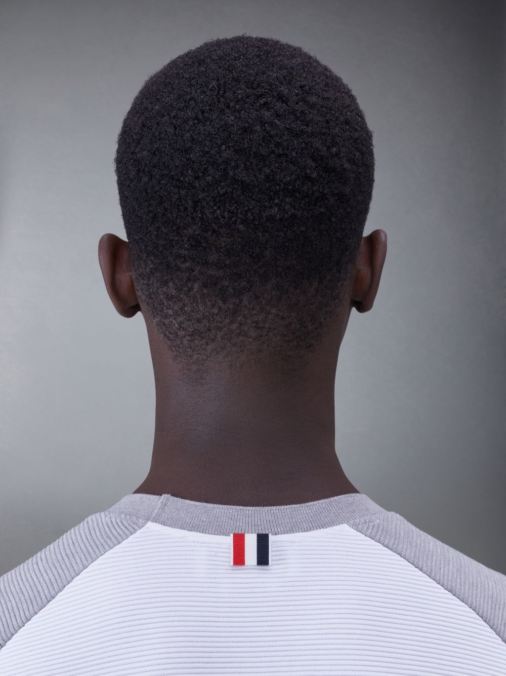 Men Thom Browne Light Cotton Ottoman Rib 4-Bar Saddle Short Sleeve Sweatshirt T Shirts White | BHD73N38305