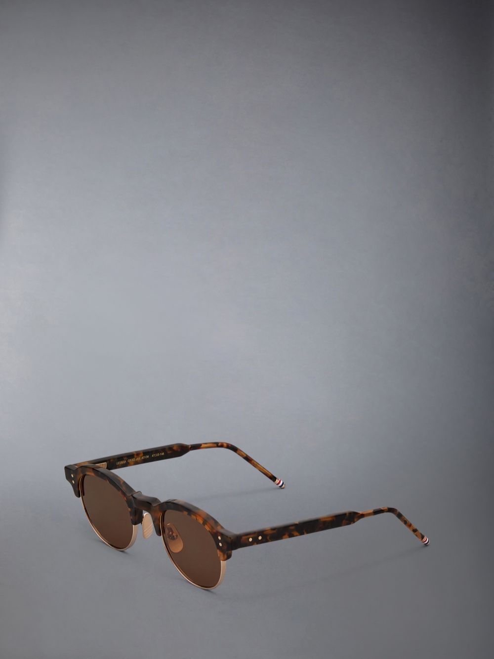 Men Thom Browne Tokyo Tortoise And 12k Gold Acetate And Titanium Oval Sunglasses Brown | OJJ51C91798