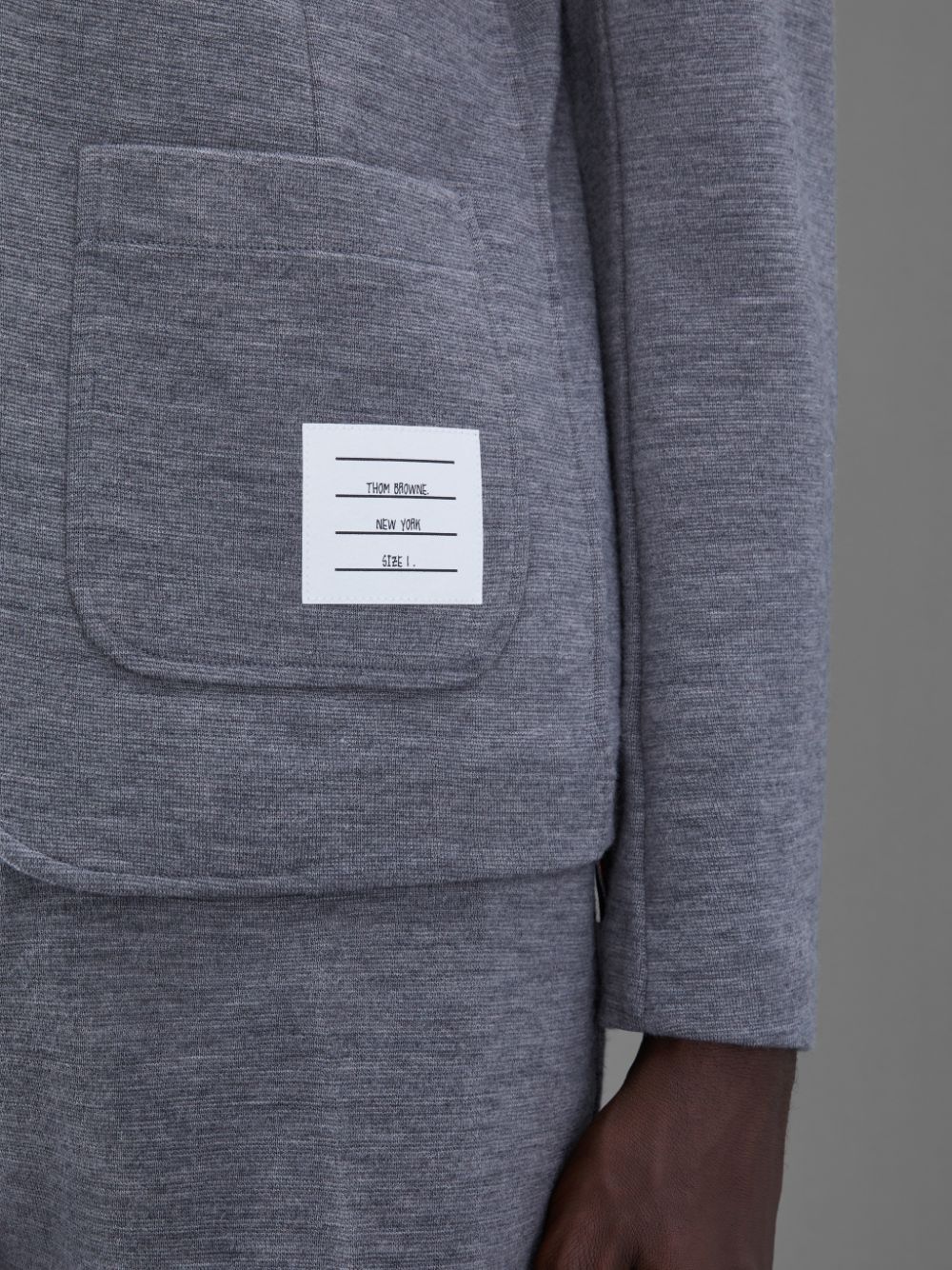 Men Thom Browne Wool Sport Coats Grey | NAI97W31786