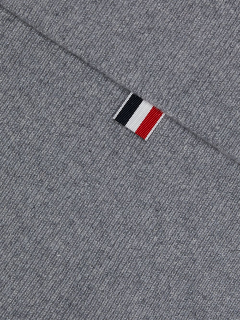 Women Thom Browne CASHMERE RIB 4-BAR Scarf Grey | HHY88L58815