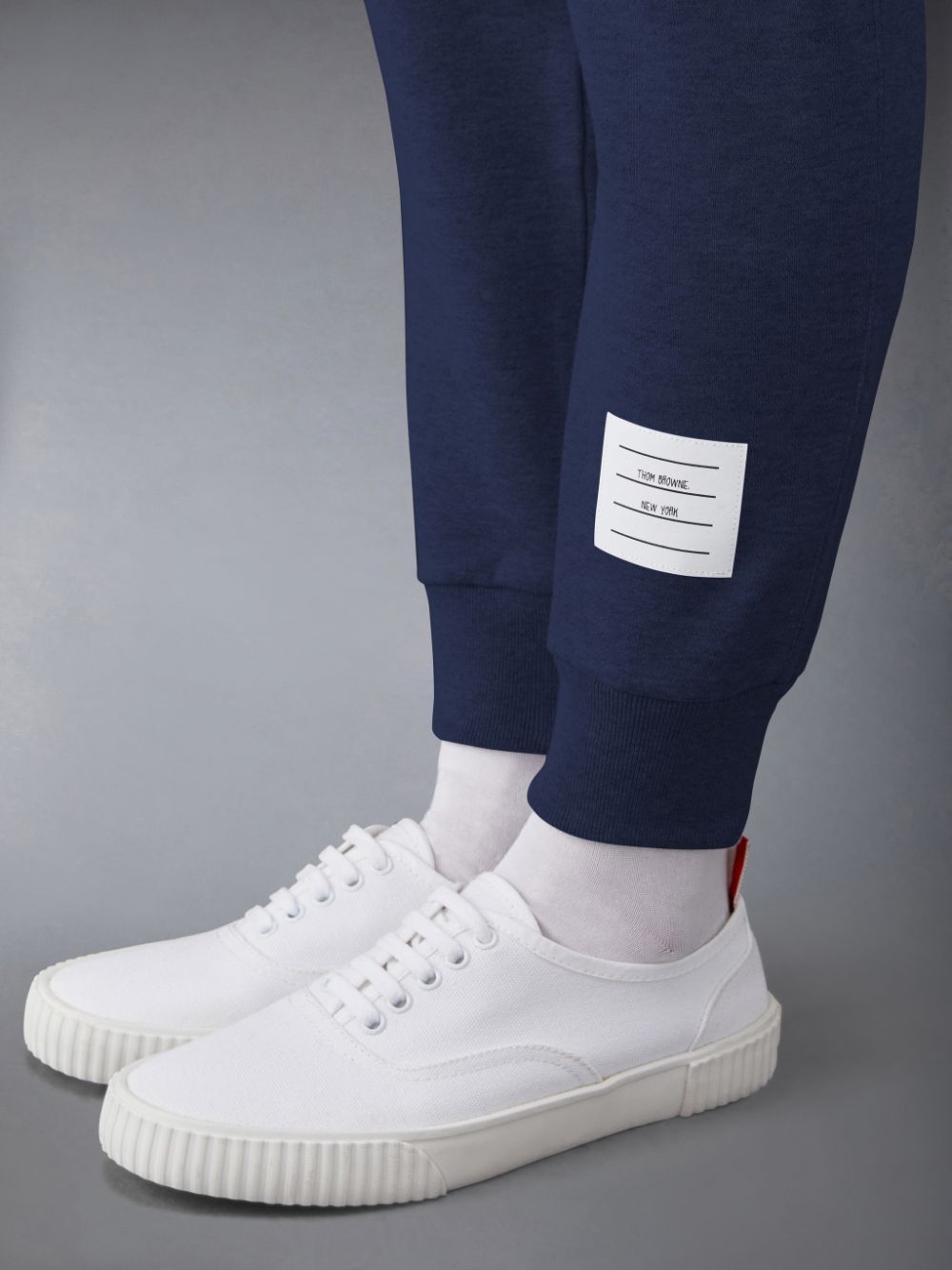 Women Thom Browne Classic Loopback 4-Bar Sweatpants Blue | IKB87B12367