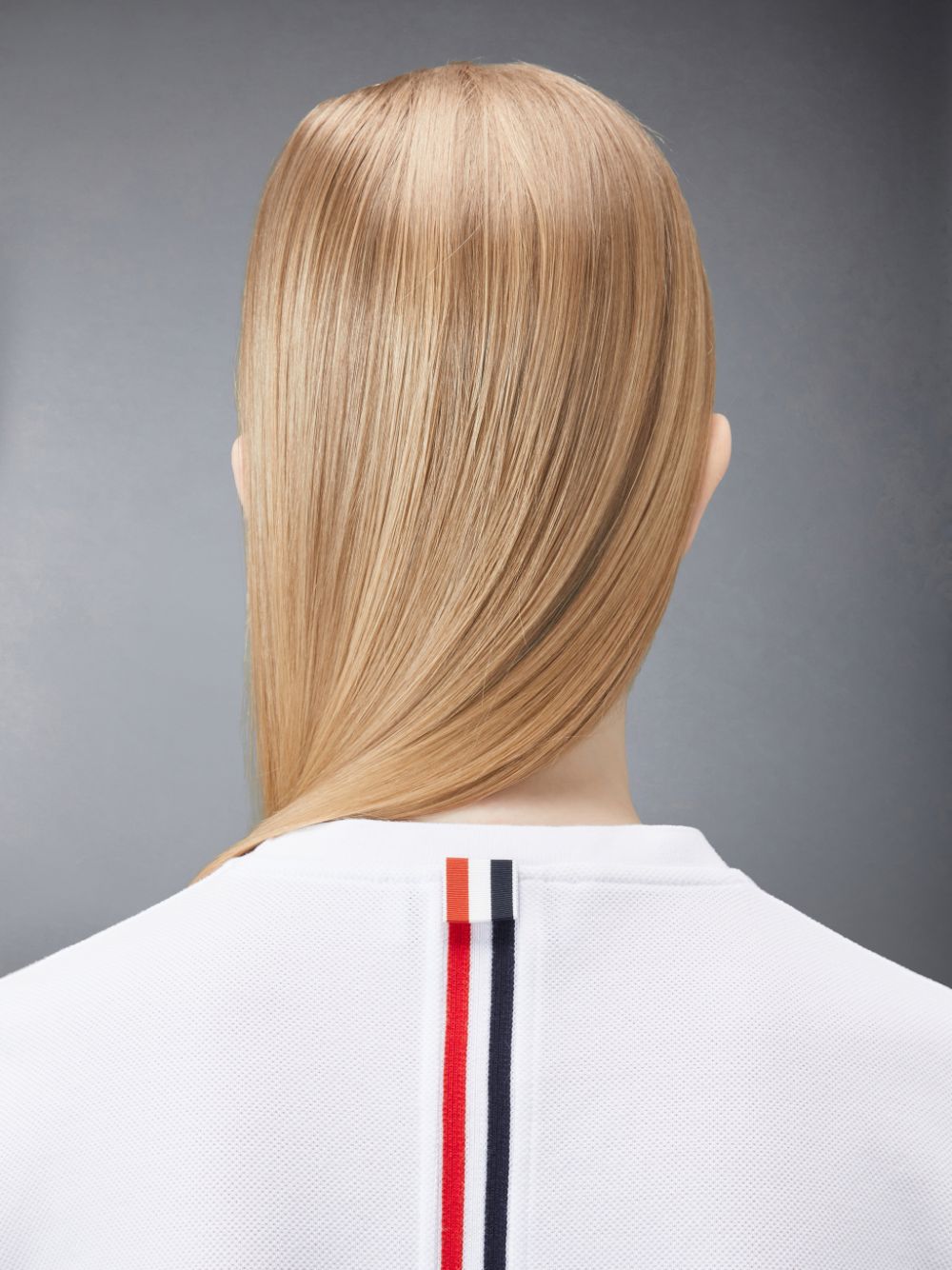 Women Thom Browne Classic Pique Stripe T Shirts White | AQU43I57767