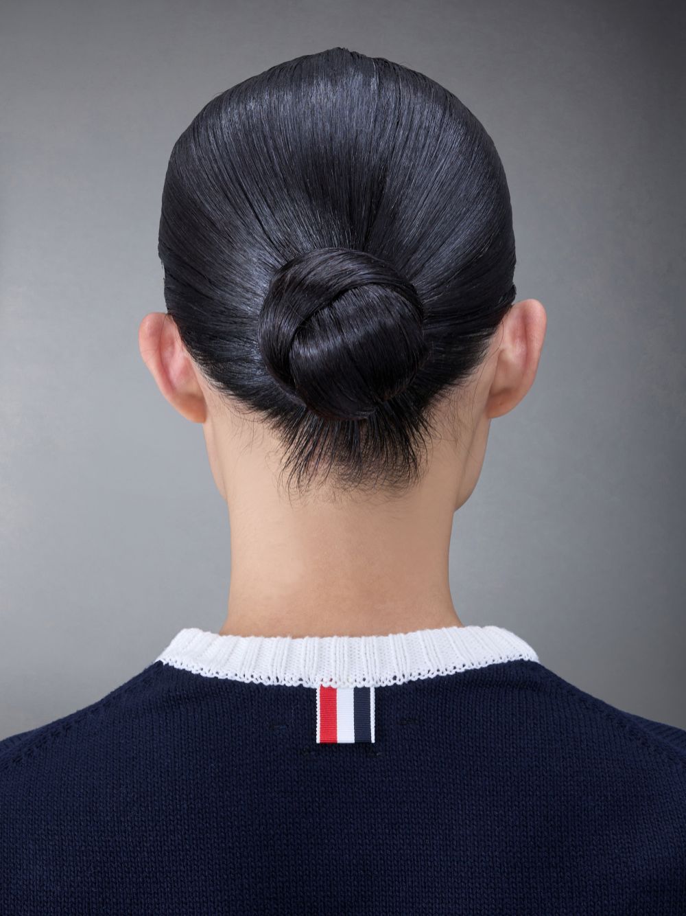 Women Thom Browne Jersey 4-Bar Pointelle T Shirts Blue | QHG70B31837