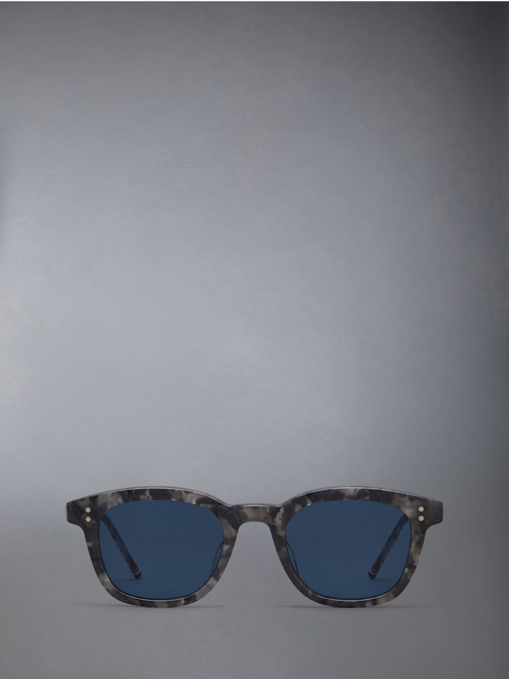 Women Thom Browne Tortoise Acetate Rectangular Sunglasses Grey | FIT06P63558