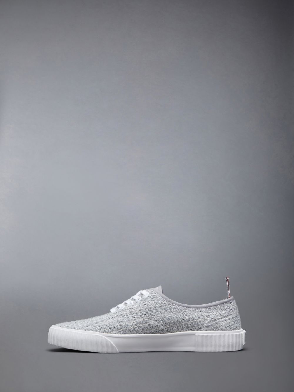 Women Thom Browne Tweed Heritage Sneakers Grey | PCN58J19107
