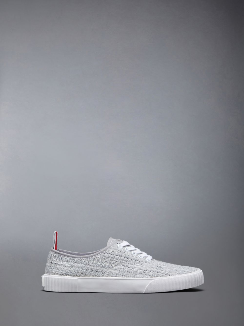 Women Thom Browne Tweed Heritage Sneakers Grey | PCN58J19107