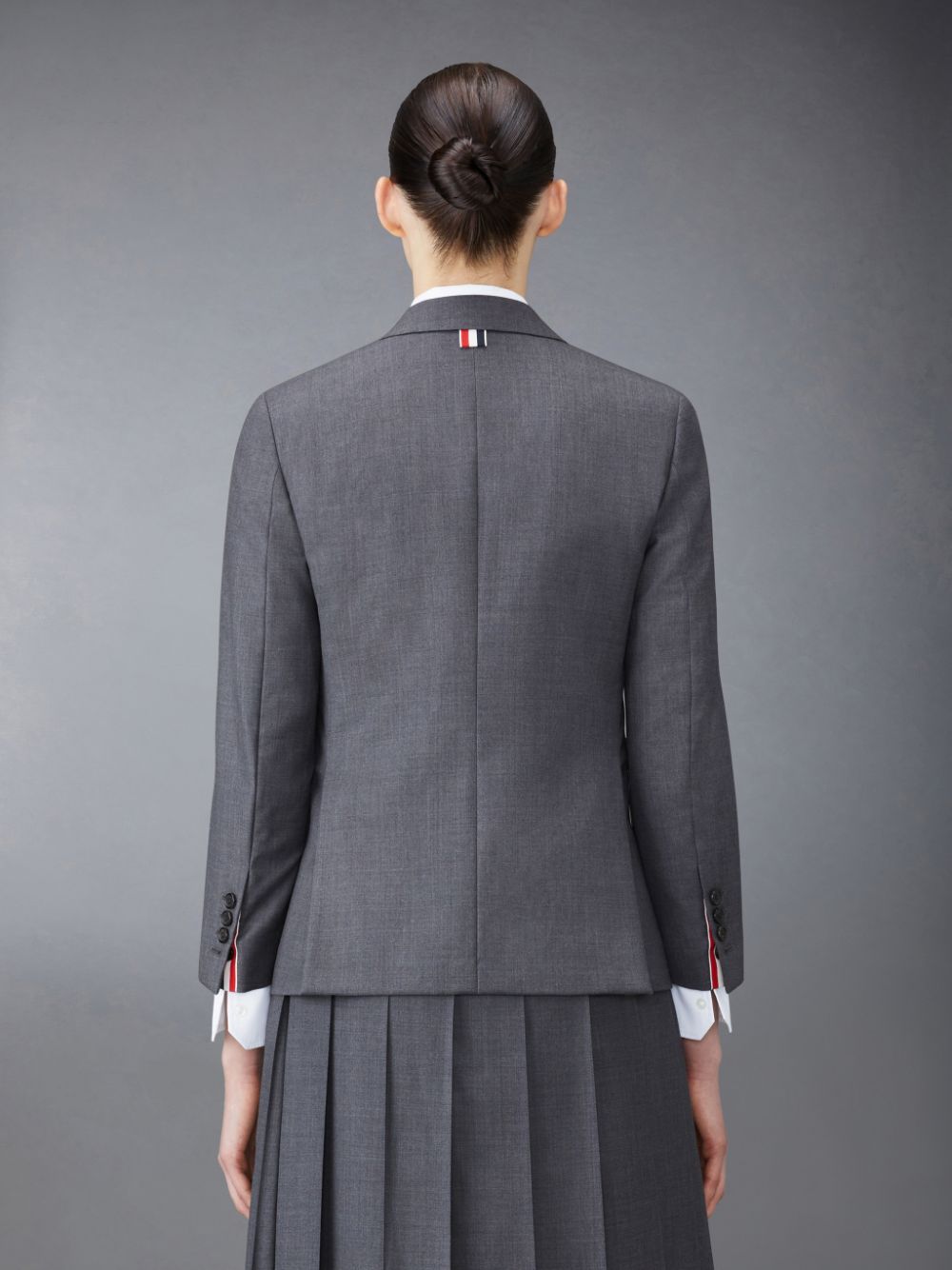 Women Thom Browne Twill Classic Sport Coats Grey | EXJ89N92791