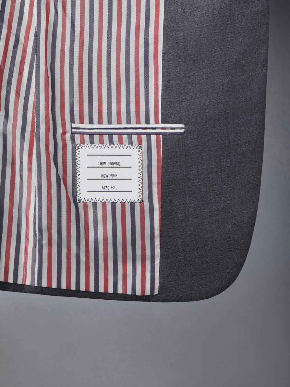 Women Thom Browne Twill Classic Sport Coats Grey | EXJ89N92791