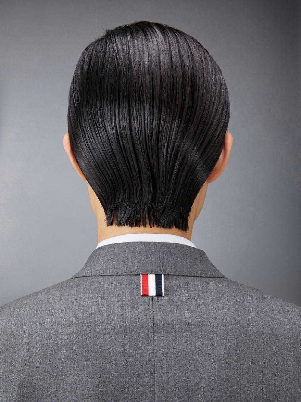 Women Thom Browne Twill High Armhole Sport Coats Grey | VZY16Y65044